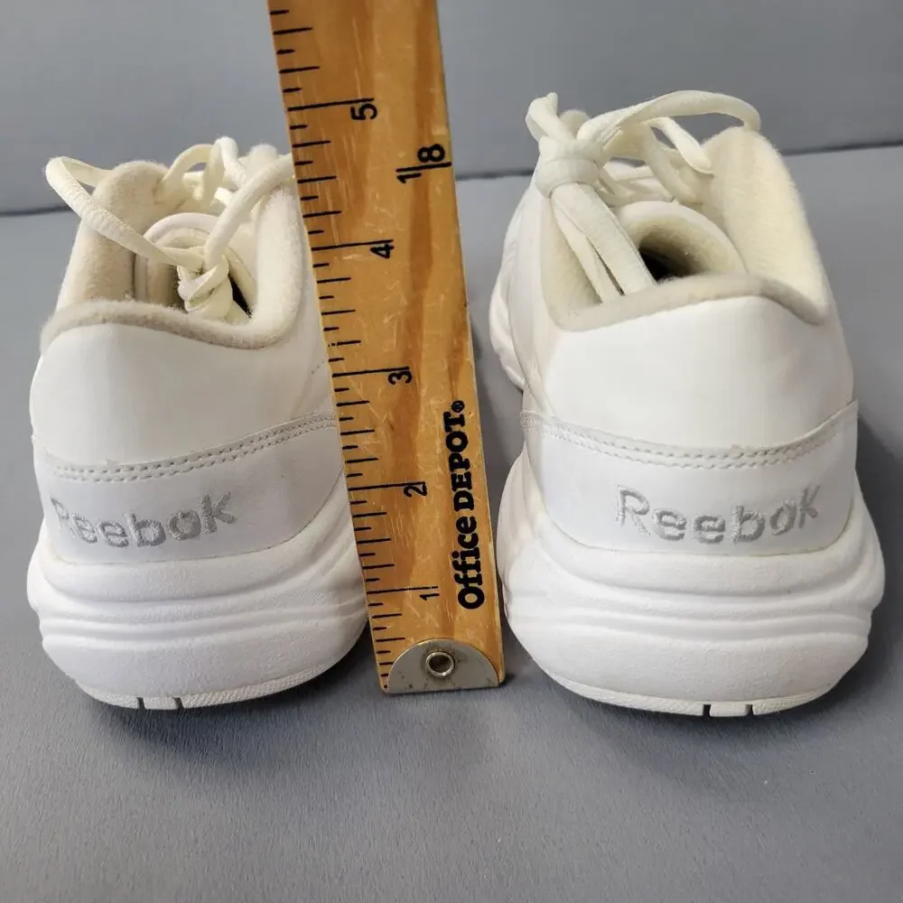 Reebok DMX Max Athletic Leather Sneakers Shoes Womens 7‎ White 11-V49880 Walking